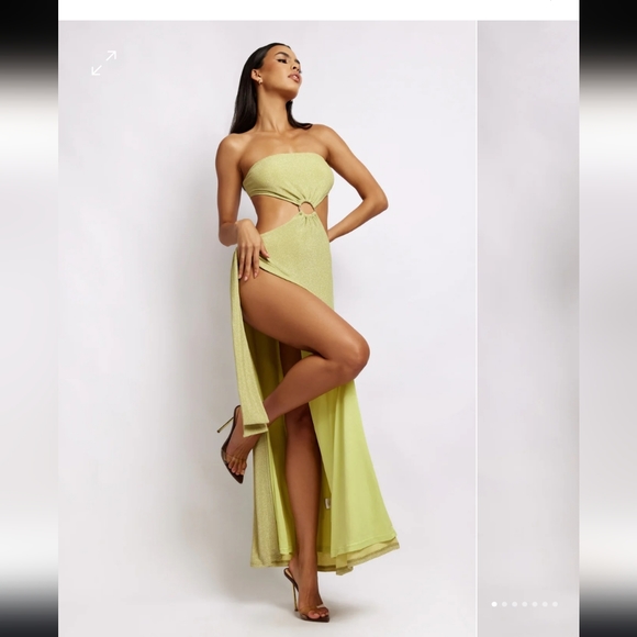 Meshki shimmer dress wrap around skirt size XS - Picture 1 of 11